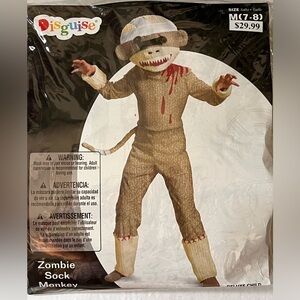 Zombie Sock Monkey Costume for kids!